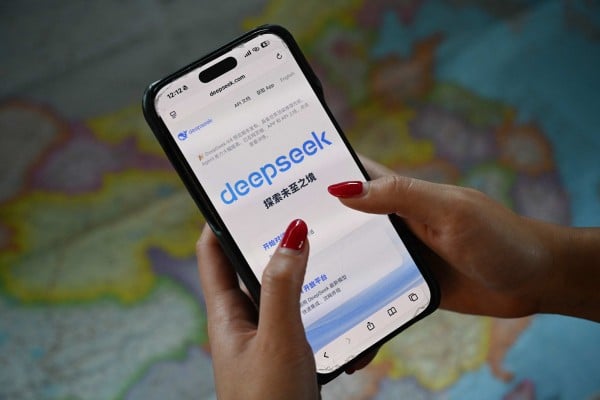On Saturday, DeepSeek made a 75 per cent price cut for the V4 Pro model permanent. Photo: AFP On Saturday, DeepSeek made a 75 per cent price cut for the V4 Pro model permanent. Photo: AFP