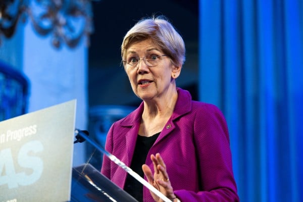 Senator Elizabeth Warren of Massachusetts. Photo: Reuters Senator Elizabeth Warren of Massachusetts. Photo: Reuters
