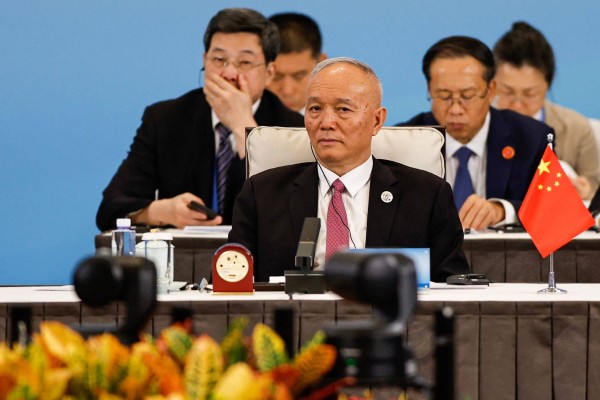 Politburo Standing Committee member Cai Qi is the new head of the Central Party School. Photo: AFP