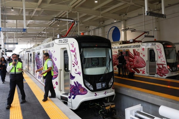 Mexico City’s renovated light rail line is seen ahead of the 2026 Fifa World Cup. Photo: Reuters Mexico City’s renovated light rail line is seen ahead of the 2026 Fifa World Cup. Photo: Reuters