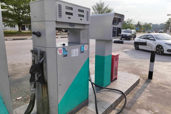 A diesel pump in a Petronas station in the Malaysian state of Perak. Photo: Ivy Ong