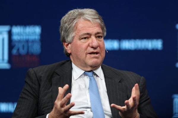 Leon Black, Chairman, CEO and Director of Apollo Global Management, speaks at a conference in Beverly Hills, California, in May 2018. Photo: Reuters Leon Black, Chairman, CEO and Director of Apollo Global Management, speaks at a conference in Beverly Hills, California, in May 2018. Photo: Reuters