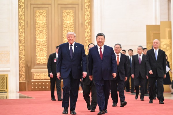 Chinese President Xi Jinping holds a banquet to welcome US President Donald Trump on his state visit to China at the Great Hall of the People in Beijing on May 14. Photo: Xinhua