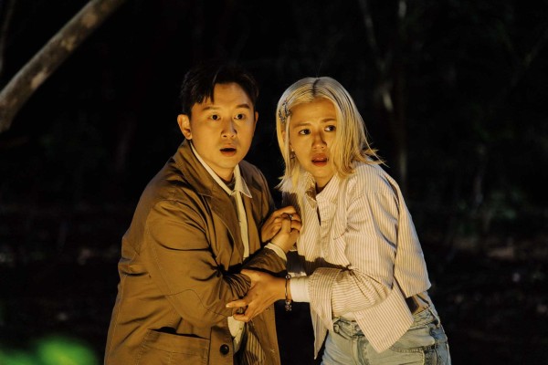 Ling Man-lung as Mark (left) and Renci Yeung as his girlfriend Man in a still from Unidentified Murder (category IIB, Cantonese), directed by Kwok Ka-hei and Jack Lee.