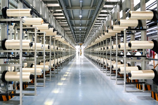 State-owned CNBM has launched three production lines in east China’s Jiangsu province for high-strength carbon fibre. Photo: Handout