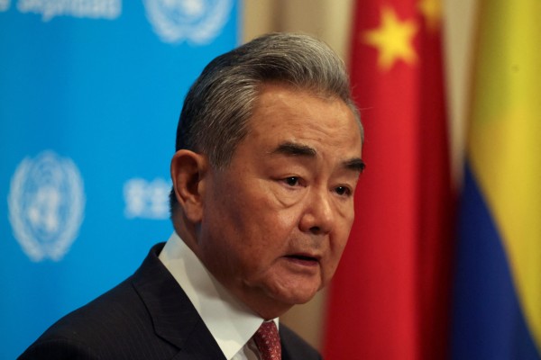 Chinese Foreign Minister Wang Yi speaks at the UN headquarters in New York in May. Photo: Reuters