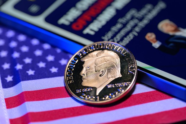A representation of the $Trump meme coin. Its launch has raised concerns about the use of public office for personal financial gain. Photo: Shutterstock A representation of the $Trump meme coin. Its launch has raised concerns about the use of public office for personal financial gain. Photo: Shutterstock