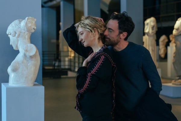 Alba Rohrwacher (left) and Elio Germano in a still from Three Goodbyes (category IIA; Italian), directed by Isabel Coixet. Francesco Carril co-stars. Alba Rohrwacher (left) and Elio Germano in a still from Three Goodbyes (category IIA; Italian), directed by Isabel Coixet. Francesco Carril co-stars.