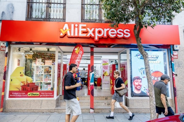 An AliExpress shop is seen in Madrid, Spain, on Monday. Photo: Europa Press via Getty Images An AliExpress shop is seen in Madrid, Spain, on Monday. Photo: Europa Press via Getty Images
