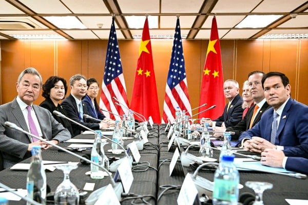 US Secretary of State Marco Rubio (right) takes part in a meeting with Chinese Foreign Minister Wang Yi on the sidelines of the Asean foreign ministers’ meeting in Pasay, Metro Manila on Wednesday. Photo: Pool via Reuters US Secretary of State Marco Rubio (right) takes part in a meeting with Chinese Foreign Minister Wang Yi on the sidelines of the Asean foreign ministers’ meeting in Pasay, Metro Manila on Wednesday. Photo: Pool via Reuters