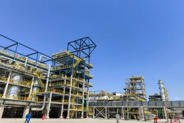 The synthetic rubber production plant draws on more than 60 years of research into rare earth catalytic synthesis of butadiene rubber. Photo: qq.com The synthetic rubber production plant draws on more than 60 years of research into rare earth catalytic synthesis of butadiene rubber. Photo: qq.com