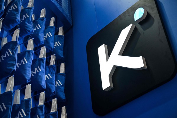 A Kimi logo is pictured at the Moonshot AI booth during the World Artificial Intelligence Conference in Shanghai on July 18, 2026. Photo: AFP A Kimi logo is pictured at the Moonshot AI booth during the World Artificial Intelligence Conference in Shanghai on July 18, 2026. Photo: AFP