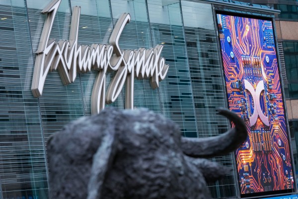 A general view of Exchange Square in Central on July 21. Photo: Jelly Tse