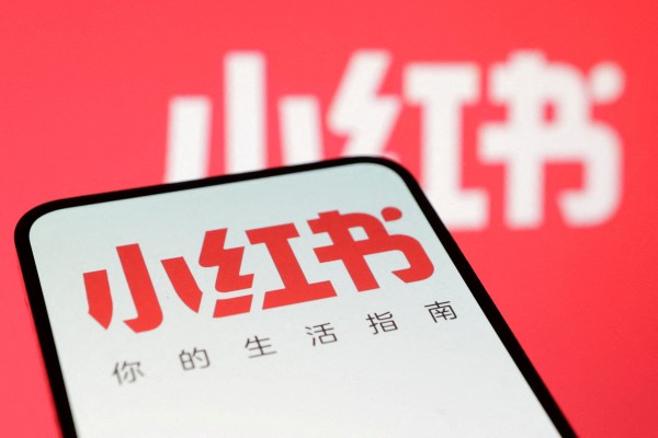 The RedNote logo displayed on a smartphone. Photo: Reuters