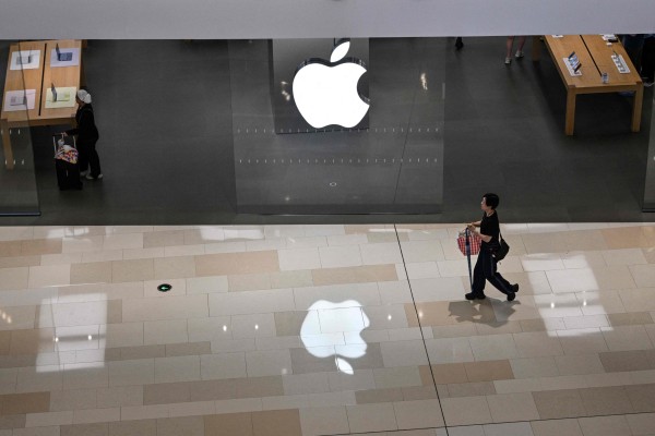 An Apple store in the Xuhui district in Shanghai on July 1. Photo: AFP