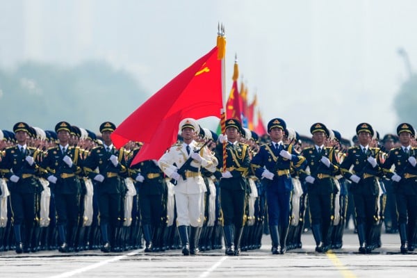 People’s Liberation Army guards of honour march in Beijing at a September 2025 military parade marking the 80th anniversary of China’s victory over Japan in World War II. Photo: Xinhua People’s Liberation Army guards of honour march in Beijing at a September 2025 military parade marking the 80th anniversary of China’s victory over Japan in World War II. Photo: Xinhua