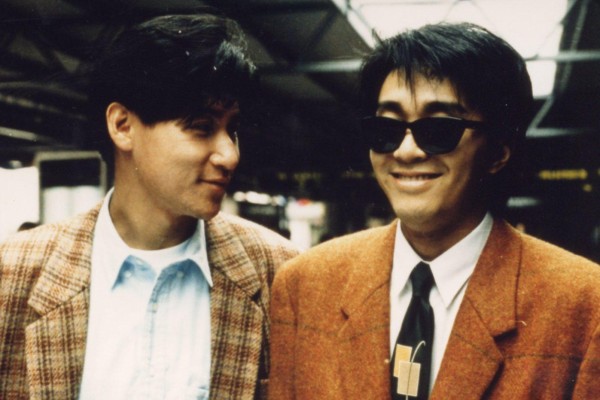 Jacky Cheung (left) and Stephen Chow in a still from Curry and Pepper (1990), a film that Chow starred in before his breakout role in the God of Gamblers spoof All for the Winner.