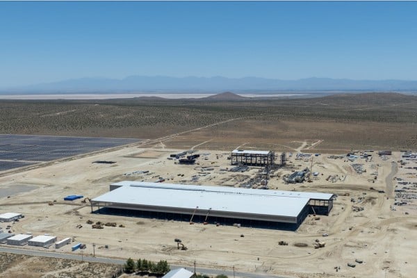 Pacific Steel Group’s Mojave Micro Mill in the US is shown under construction in the California desert. Photo: Handout Pacific Steel Group’s Mojave Micro Mill in the US is shown under construction in the California desert. Photo: Handout
