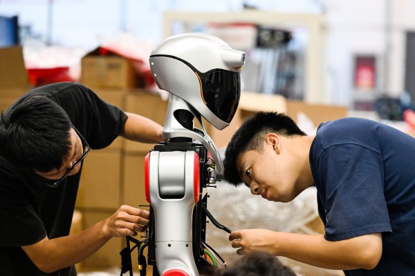 China’s humanoid robot sector has accelerated rapidly in recent years, with mass production and commercial deployment advancing across industries. Photo: Xinhua