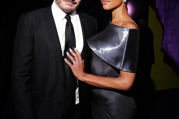 Helly Nahmad and Laura Harrier attend the amfAR Gala Cannes in Cap d’Antibes, France in May. Photo: Getty Images Helly Nahmad and Laura Harrier attend the amfAR Gala Cannes in Cap d’Antibes, France in May. Photo: Getty Images