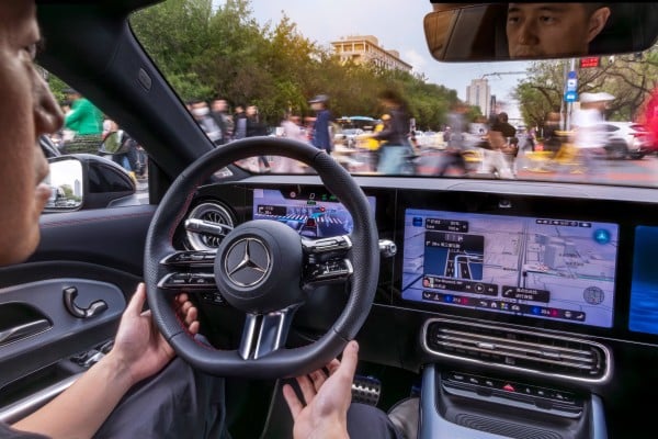 Self-driving cars can do ever more, as a trip in a Mercedes CLA on the streets of Beijing, in China, showed recently. Photo: Mercedes-Benz AG/dpa Self-driving cars can do ever more, as a trip in a Mercedes CLA on the streets of Beijing, in China, showed recently. Photo: Mercedes-Benz AG/dpa