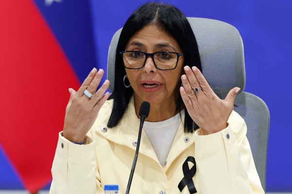 Venezuelan interim President Delcy Rodriguez’s tribute to late Cuban leader Fidel Castro drew an angry response from US Secretary of State Marco Rubio. Photo: AP