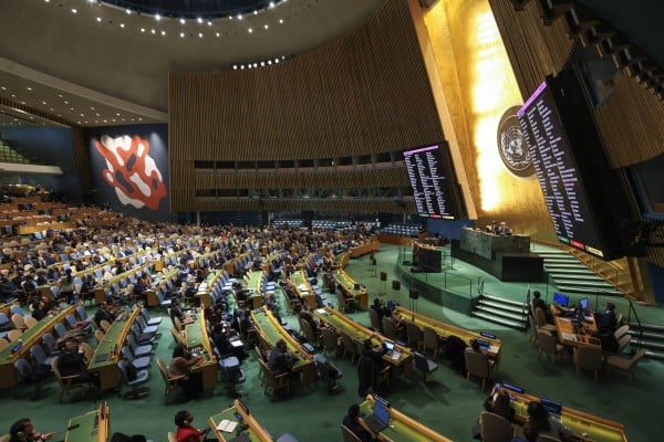 The United Nations General Assembly Hall in New York on March 25. Governments increasingly face the same demand: prove the depth of your commitment by closing the door on everyone else. Photo: Zuma press wire / dpa