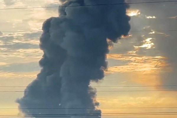Smoke rises from an Ozon warehouse following a Ukrainian drone attack in Chapayevsk, Samara region, Russia on Saturday, in a screen grab taken from a social media video. Photo: Social Media via Reuters Smoke rises from an Ozon warehouse following a Ukrainian drone attack in Chapayevsk, Samara region, Russia on Saturday, in a screen grab taken from a social media video. Photo: Social Media via Reuters
