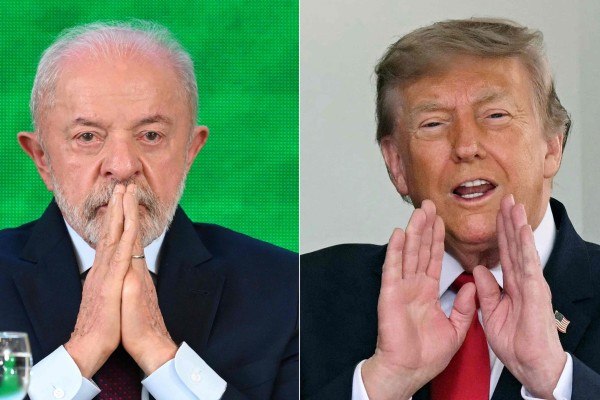 Brazilian President Luiz Inacio Lula da Silva (left) discussed critical minerals during his talks with US President Donald Trump (right) in Washington in May. Photo: AFP