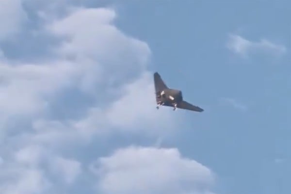 China’s stealth attack drone GJ-21 has been spotted carrying out flight tests this month over Huludao in Liaoning province. Photo: Weibo