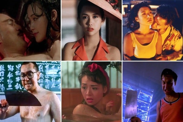 Clockwise from left: Elvis Tsui (left) and Shu Qi in a still from Sex and Zen II (1996); Chingmy Yau Suk-ching in a still from Naked Killer (1992); Veronica Yip Yuk-hing in the film, Hidden Desire (1991); Simon Yam Tat-wah in a still from Dr Lamb (1992); Amy Yip Chi-mei in a still from Sex and Zen (1991); The Untold Story. (Pork bun murders) starring Anthony Wong.
Clockwise from left: Elvis Tsui (left) and Shu Qi in a still from Sex and Zen II (1996); Chingmy Yau Suk-ching in a still from Naked Killer (1992); Veronica Yip Yuk-hing in the film, Hidden Desire (1991); Simon Yam Tat-wah in a still from Dr Lamb (1992); Amy Yip Chi-mei in a still from Sex and Zen (1991); The Untold Story. (Pork bun murders) starring Anthony Wong.