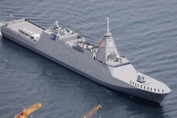 Japan’s Mogami-class frigate is said to be among designs being considered by the US. Photo: Kyodo