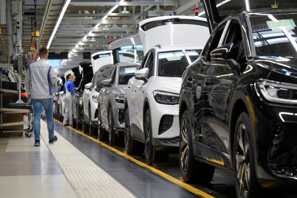 German companies are backing tougher EU action on China as manufacturers such as Volkswagen restructure under intensifying competition from Chinese rivals. Photo: Reuters German companies are backing tougher EU action on China as manufacturers such as Volkswagen restructure under intensifying competition from Chinese rivals. Photo: Reuters