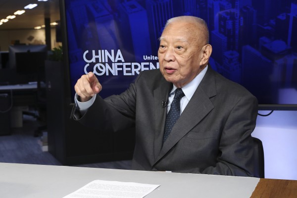 Former city leader Tung Chee-hwa attends the SCMP China Conference at Times Square on December 1, 2020. Photo: Edmond So
