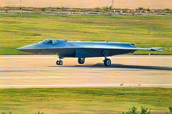 An image of what appears to be one of China’s sixth-generation fighters, sometimes referred to as the J-50 and consistent with designs developed by Shenyang Aircraft Corporation, surfaced on Chinese social media late last year. Chinese authorities did not confirm the authenticity of the images. Photo: Handout