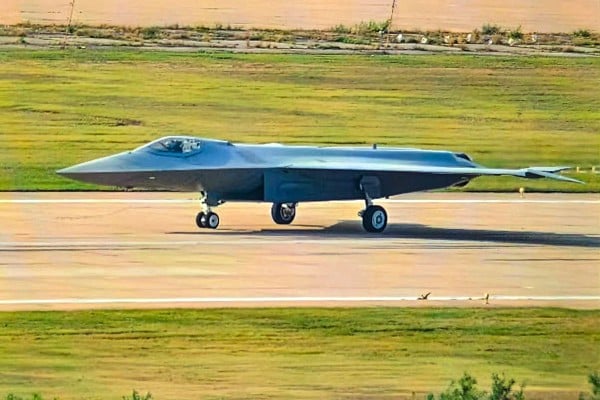 An image of what appears to be one of China’s sixth-generation fighters, sometimes referred to as the J-50 and consistent with designs developed by Shenyang Aircraft Corporation, surfaced on Chinese social media late last year. Chinese authorities did not confirm the authenticity of the images. Photo: Handout An image of what appears to be one of China’s sixth-generation fighters, sometimes referred to as the J-50 and consistent with designs developed by Shenyang Aircraft Corporation, surfaced on Chinese social media late last year. Chinese authorities did not confirm the authenticity of the images. Photo: Handout
