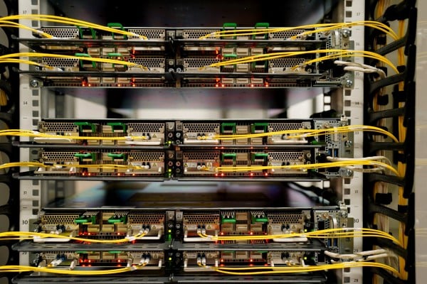 Wiring is seen inside a Microsoft data centre in Mount Pleasant, Wisconsin, September 18, 2025. Photo: Reuters Wiring is seen inside a Microsoft data centre in Mount Pleasant, Wisconsin, September 18, 2025. Photo: Reuters