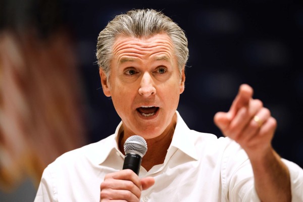 California Governor Gavin Newsom. Photo: AP