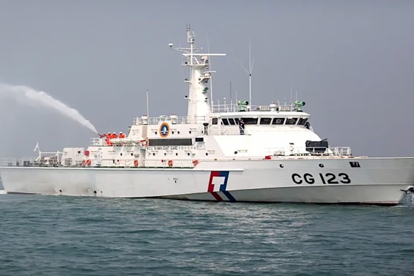 The Taiwanese coastguard’s Kinmen patrol vessel has reportedly been transferred to the Philippines. Photo: cga.gov.tw