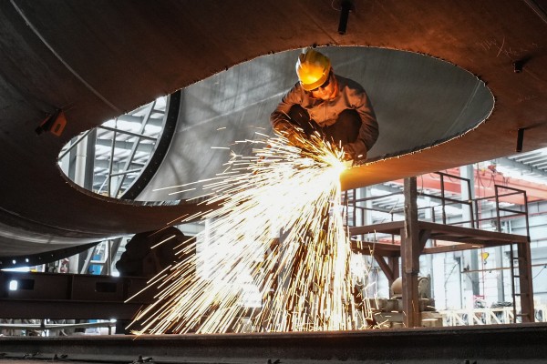 The workshop of a wind power equipment maker at the China-Malaysia Qinzhou Industrial Park in Qinzhou city, Guangxi autonomous region, on September 4. China’s partners must distinguish between genuine imbalances and the productive advantages that offer opportunities for cooperation. Photo: Xinhua