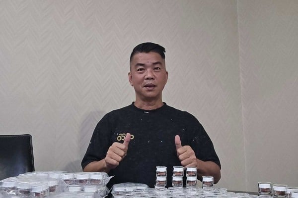 Malaysian tofu pudding seller Sunny Seow. Photo: Facebook/sunnycoco2 Malaysian tofu pudding seller Sunny Seow. Photo: Facebook/sunnycoco2
