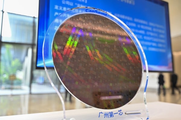 A chip produced by CanSemi Technology. Photo: Getty Images A chip produced by CanSemi Technology. Photo: Getty Images