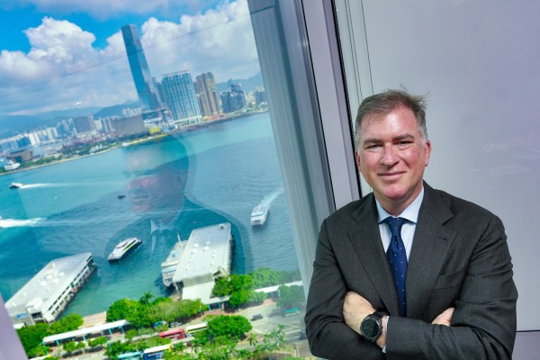 Pimco president Christian Stracke at the fund manager’s office in Central on Monday. Photo: Karma Lo