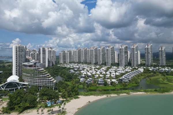 An aerial view of Forest City development in Johor Bahru, Malaysia. Photo: EPA-EFE