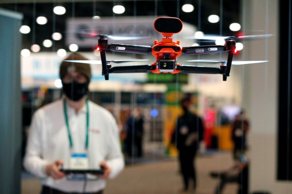 An Autel Robotics drone is shown during CES 2022 in Las Vegas. The Shenzhen-based firm was ranked No 1 in innovation. Photo: Reuters