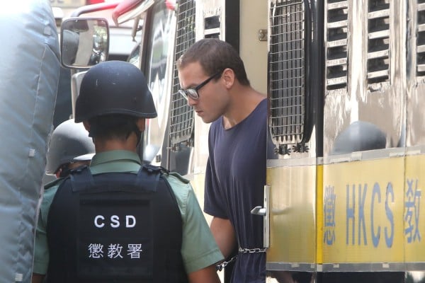 A man sentenced to life for manslaughter sought the help of British banker Rurik Jutting, pictured, who is in jail for a gruesome double murder, to write submissions in support of his appeal. Photo: Winson Wong
