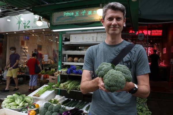 Julien Schneider has eaten a lot more vegetables since being on the keto diet. Photo: Dickson Lee