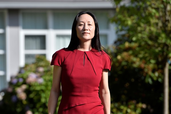 Huawei Technologies chief financial officer Meng Wanzhou leaving her home to attend a court hearing in Vancouver, British Columbia, on Tuesday. Photo: Reuters