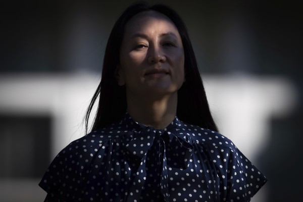 Meng Wanzhou, chief financial officer of Huawei Technologies, leaves her home in Vancouver to attend her extradition hearing at the Supreme Court of British Columbia on Wednesday. Photo: The Canadian Press via AP