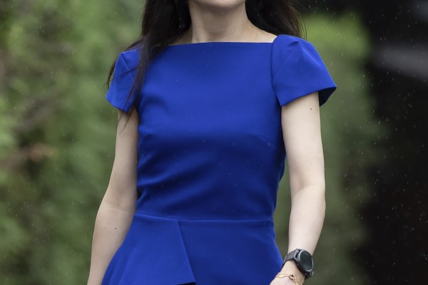 Huawei Technologies chief financial officer Meng Wanzhou leaving her home to attend a court hearing in Vancouver, British Columbia, on Monday. Photo: AP